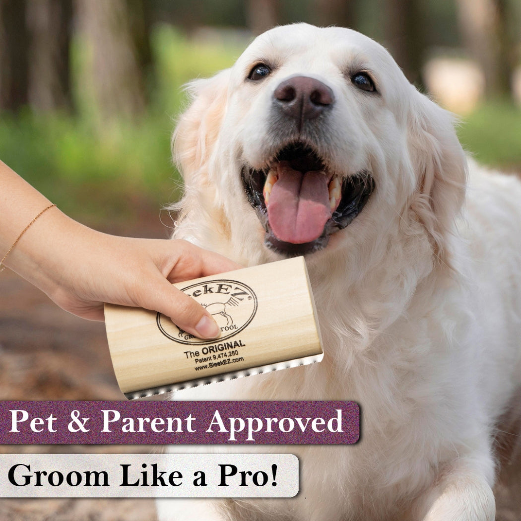 SleekEZ Premium Dog Grooming Brush - 5 inch