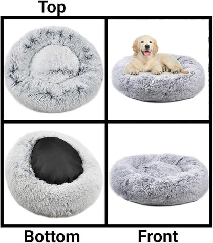 Mr. Peanut's 23" Orthoplush® Pet Bed - Gray Two Tone