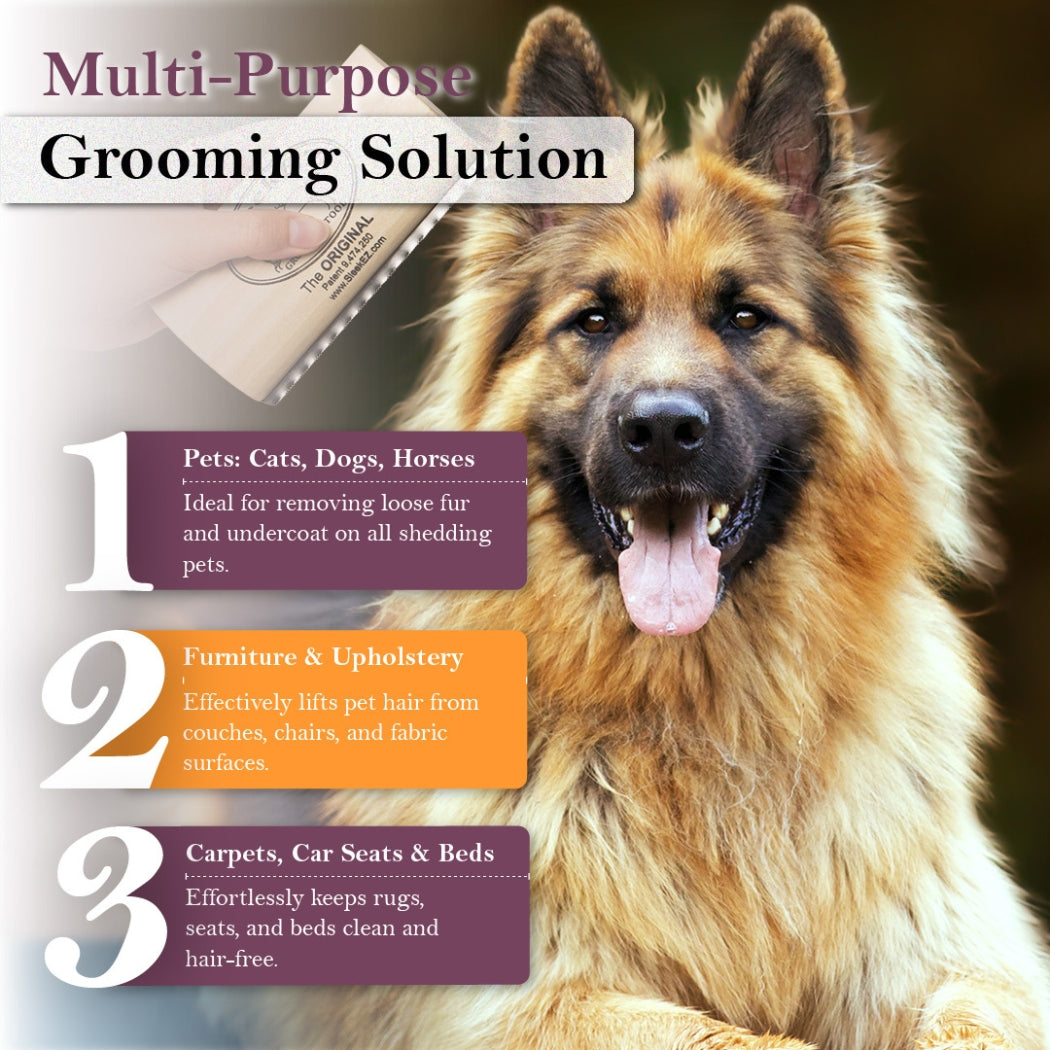 SleekEZ Premium Dog Grooming Brush - 5 inch
