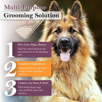 SleekEZ Premium Dog Grooming Brush - 5 inch