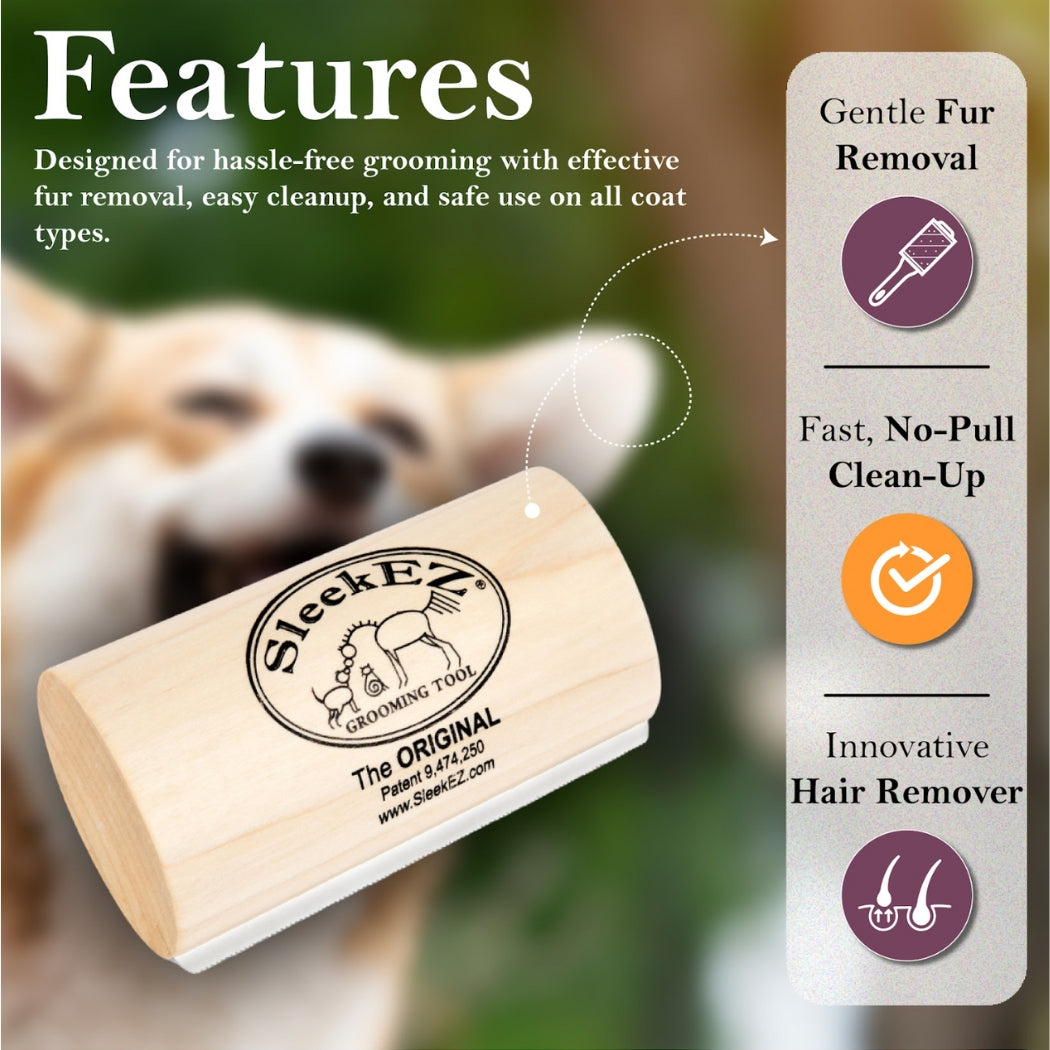 SleekEZ Premium Dog Grooming Brush - 5 inch