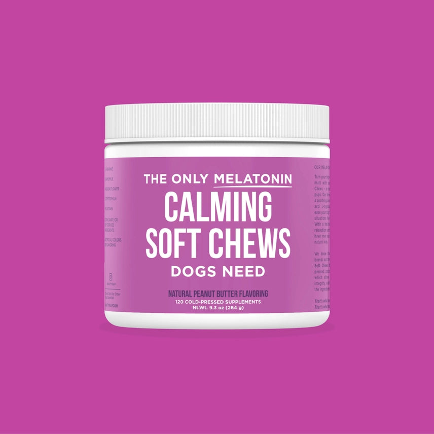 Calm & Serene Melatonin Soft Chews - Natural Anxiety Relief