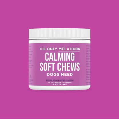 Calm & Serene Melatonin Soft Chews - Natural Anxiety Relief