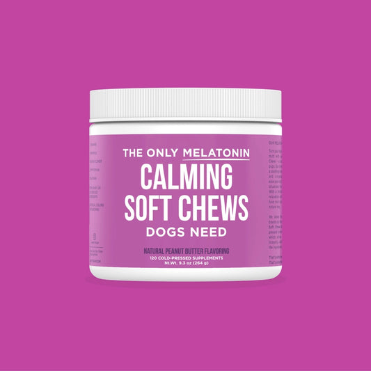 Calm & Serene Melatonin Soft Chews - Natural Anxiety Relief